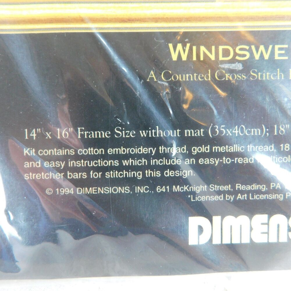 Dimensions Windswept Santa & Traveler Cross Stitch Kit, Gold Coll NIP Lot of 2 - Picture 4 of 13